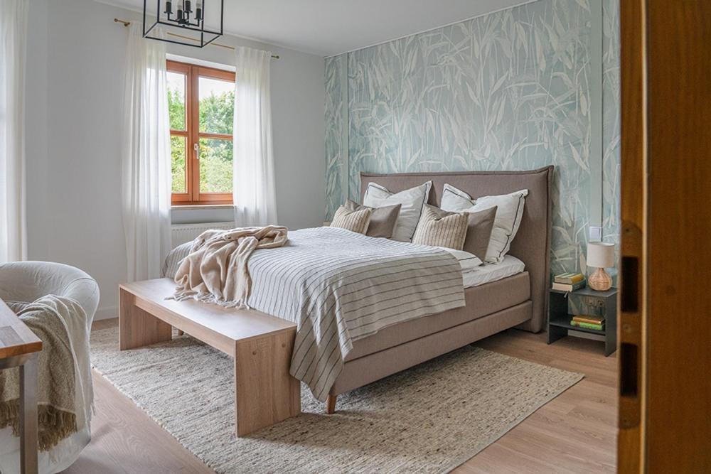Stilvolle Seewohnung In Utting Utting am Ammersee Esterno foto
